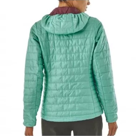 PATAGONIA WOMEN'S NANO PUFF BIVY QUILTED  PULLOVER JACKET  KANGAROO POCKET XS - Picture 5 of 16